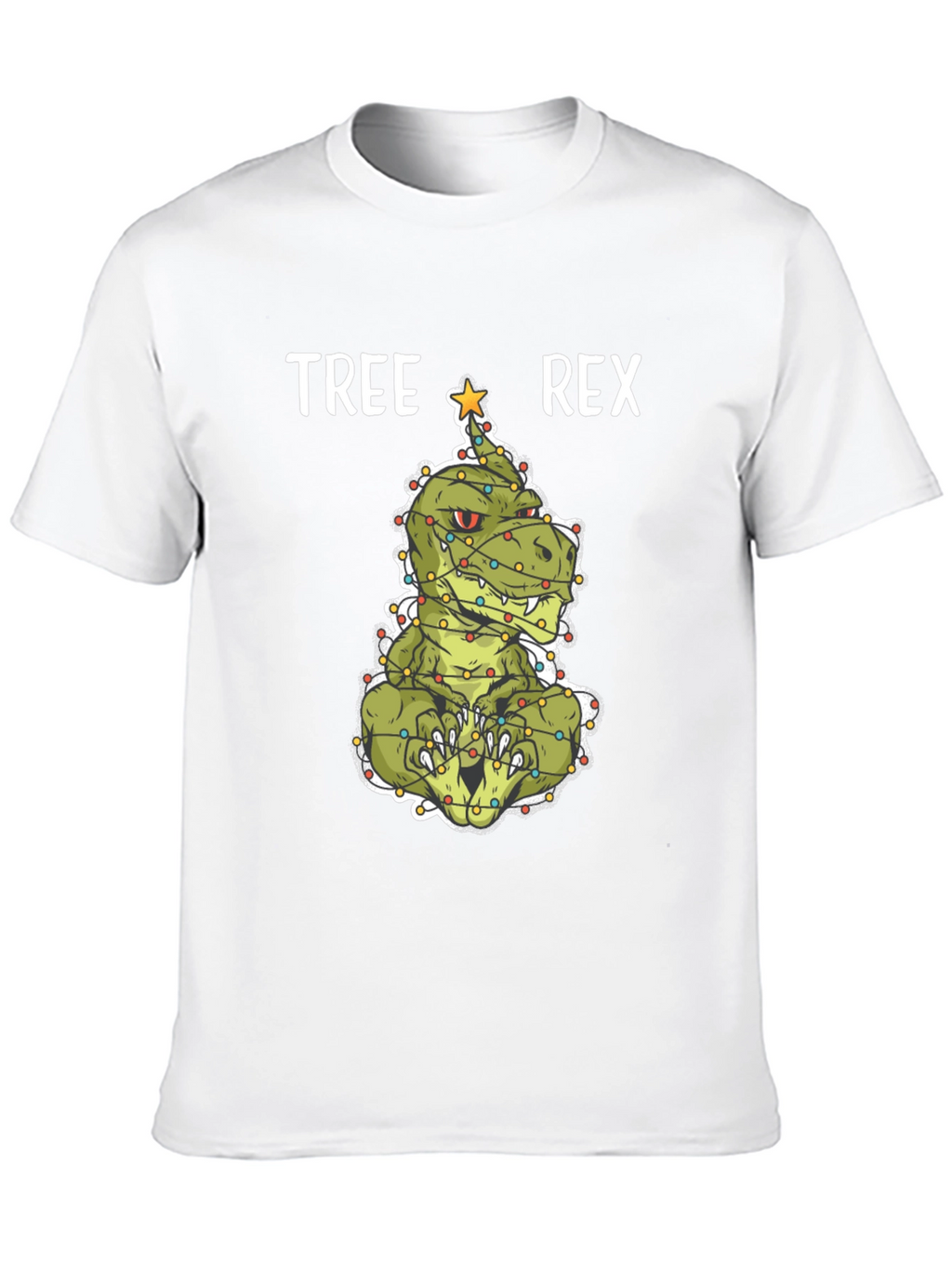 Tree Rex Christmas T-Shirt - Holiday Dinosaur Tee
