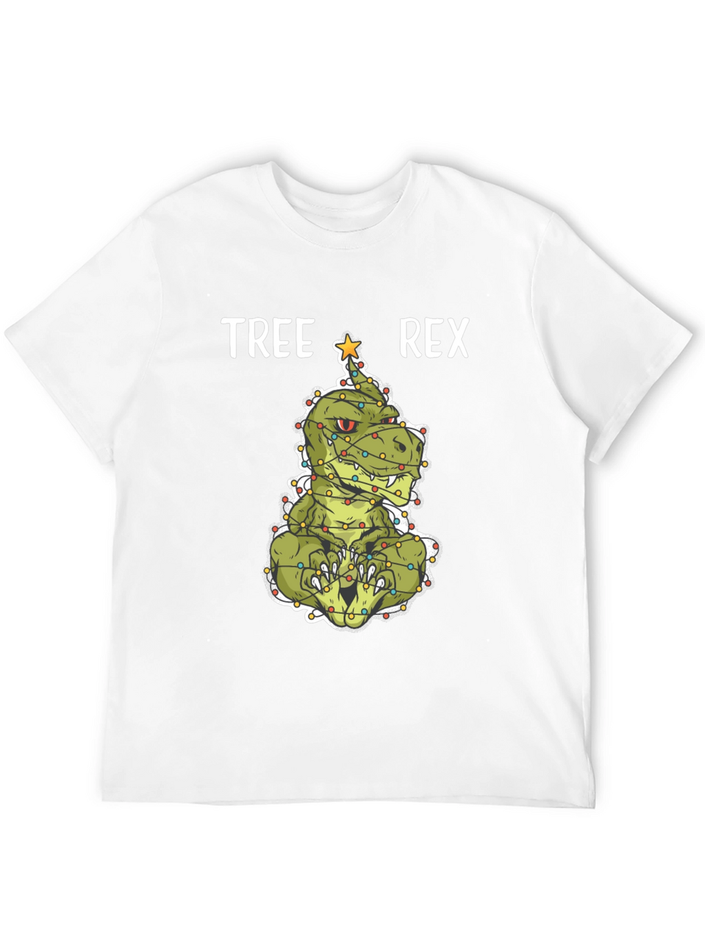 Tree Rex Christmas T-Shirt - Holiday Dinosaur Tee