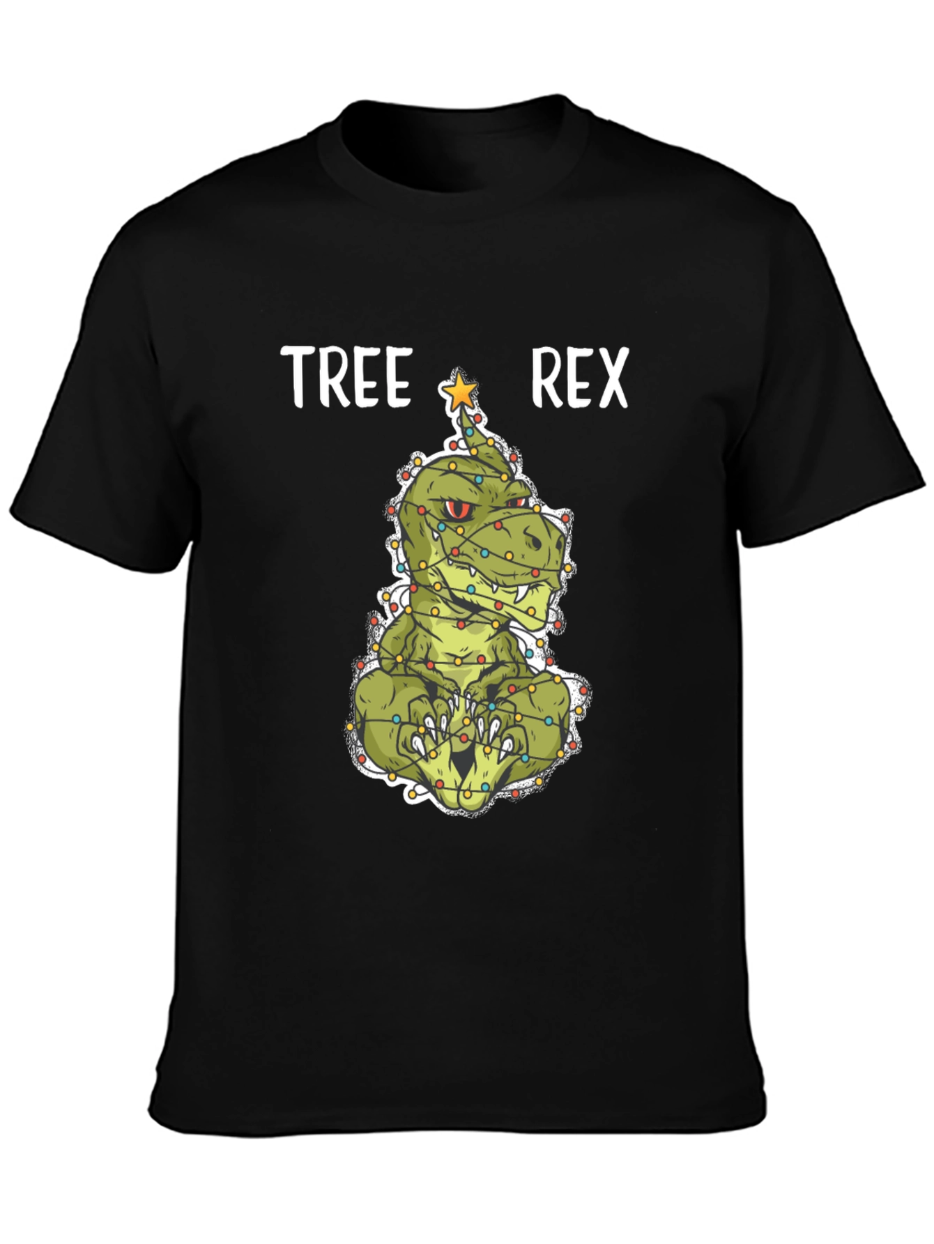 Tree Rex Christmas T-Shirt - Holiday Dinosaur Tee