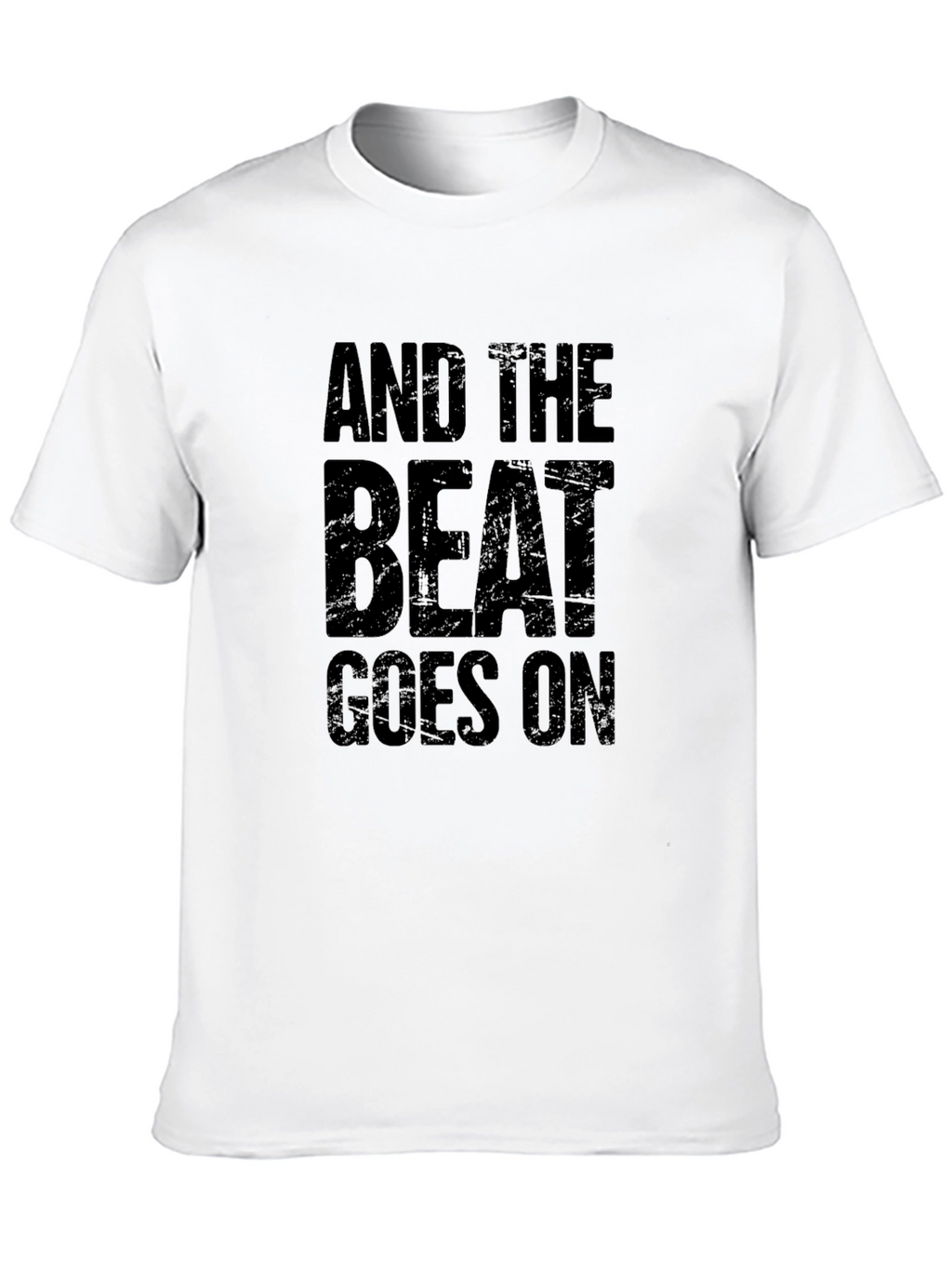 And The Beat Goes On Graphic Tee - Black