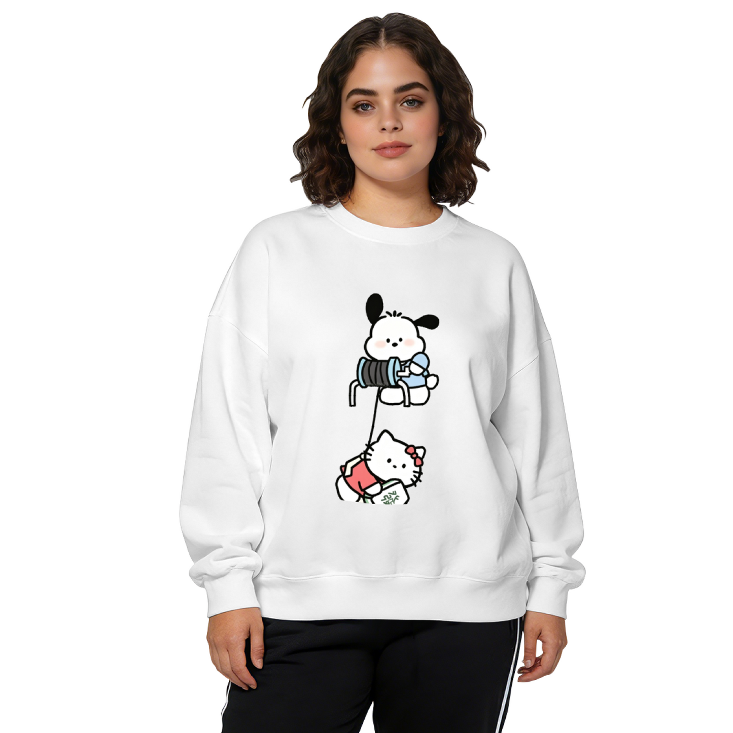 Fashion Lazy Wind All-Match Crewneck Sweatshirt