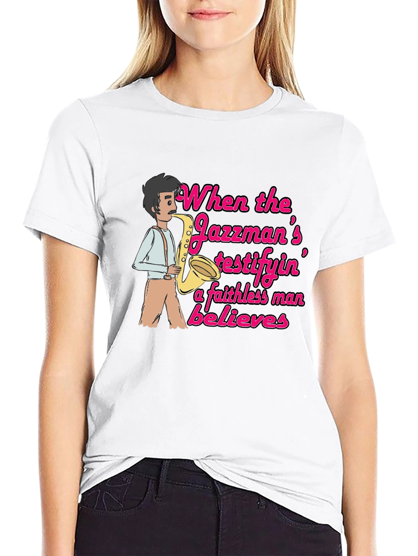 Jazzman Believes Graphic T-Shirt