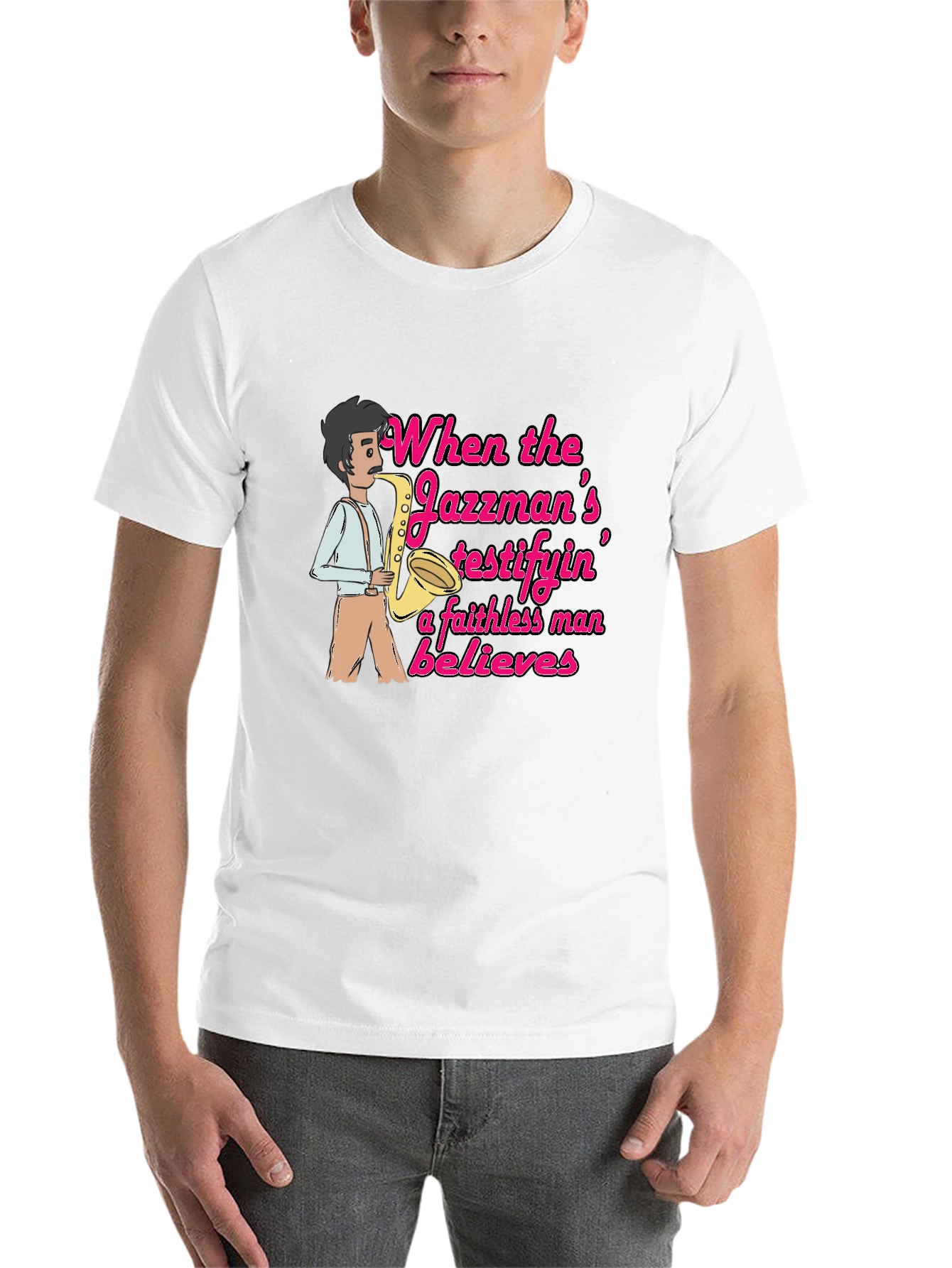 Jazzman Believes Graphic T-Shirt