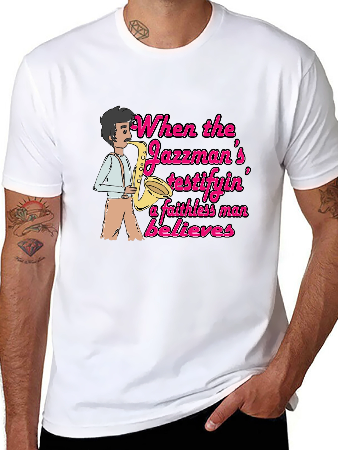 Jazzman Believes Graphic T-Shirt