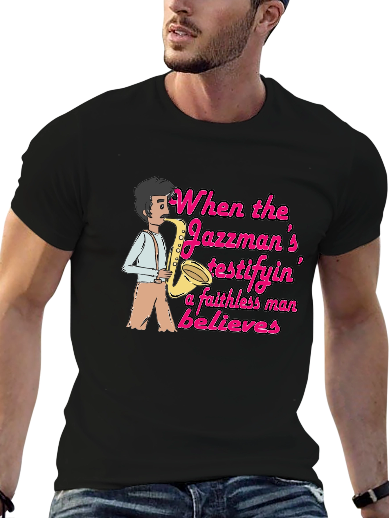 Jazzman Believes Graphic T-Shirt
