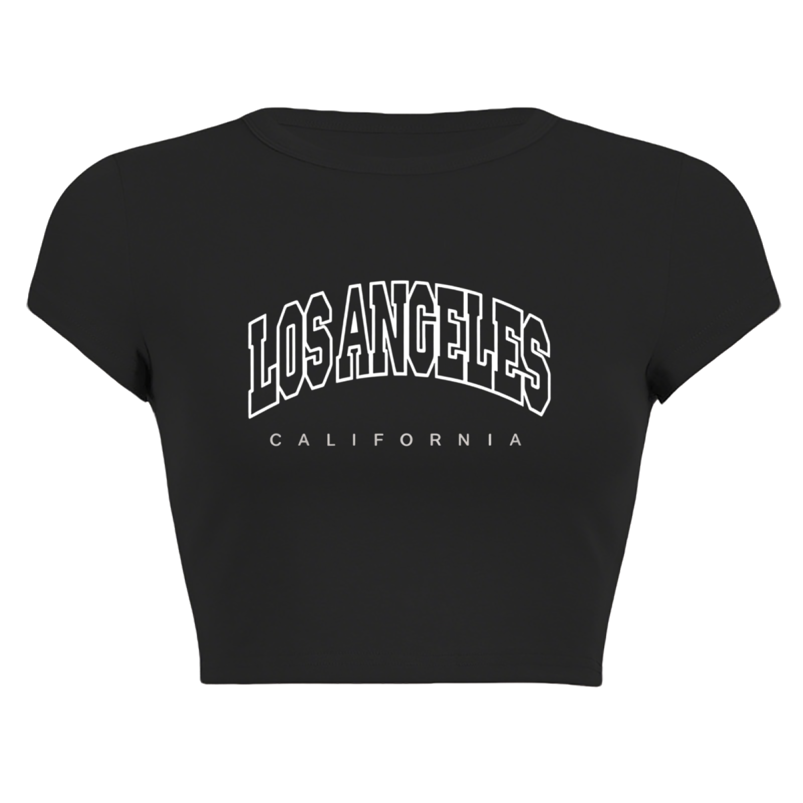 Cute Angel & Devil Bench Grey Aesthetic Graphic Crop Top