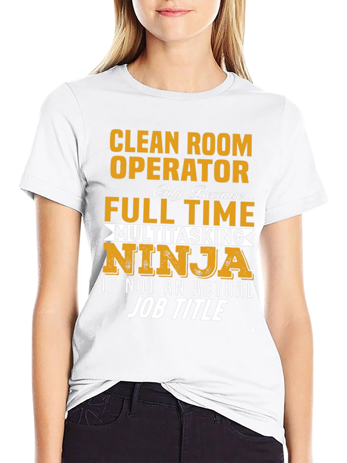 Clean Room Operator Full Time Ninja T-Shirt