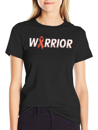 Warrior Ribbon Graphic Tee - Awareness Shirt
