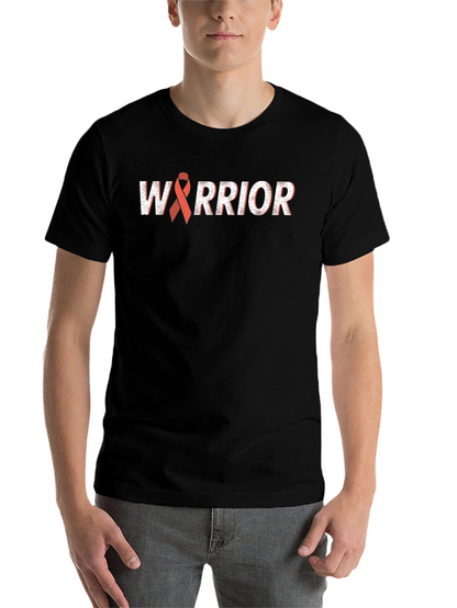 Warrior Ribbon Graphic Tee - Awareness Shirt