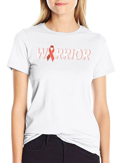 Warrior Ribbon Graphic Tee - Awareness Shirt