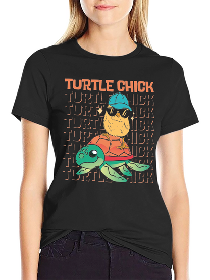 Turtle Chick Graphic T-Shirt