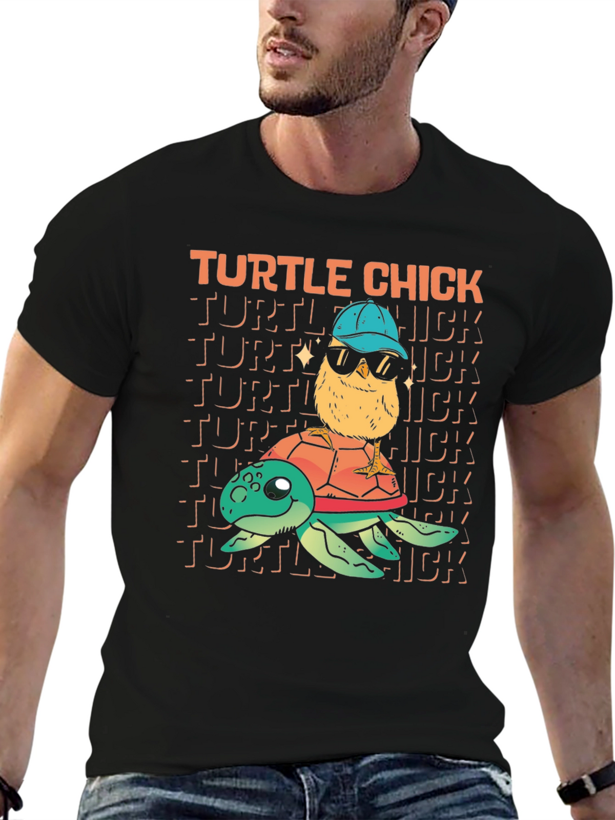 Turtle Chick Graphic T-Shirt