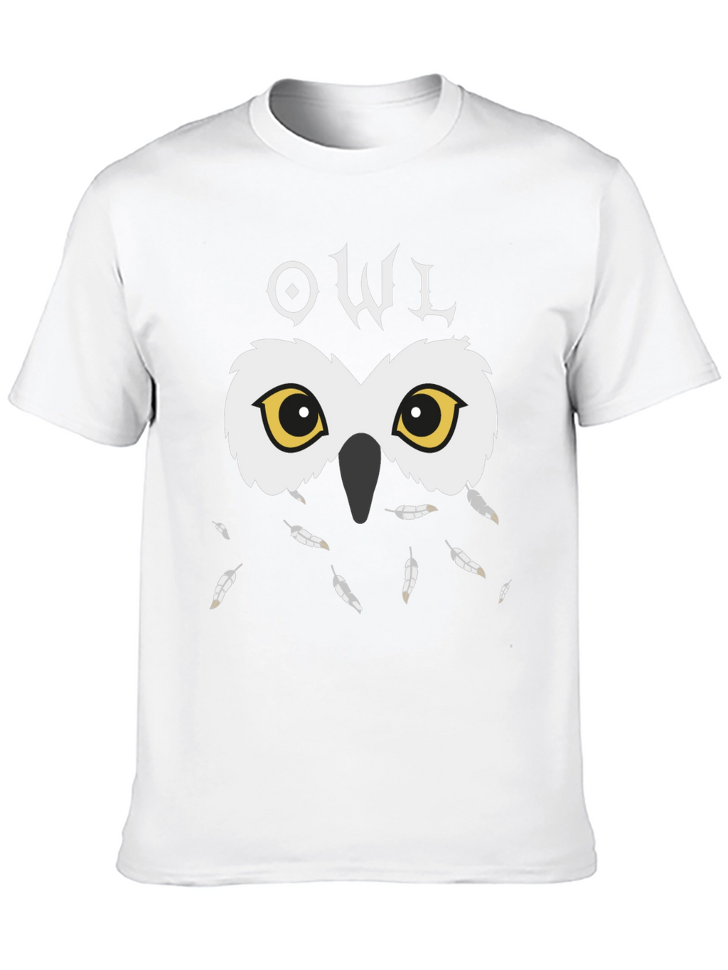 Owl Graphic Black T-Shirt - Unique Design