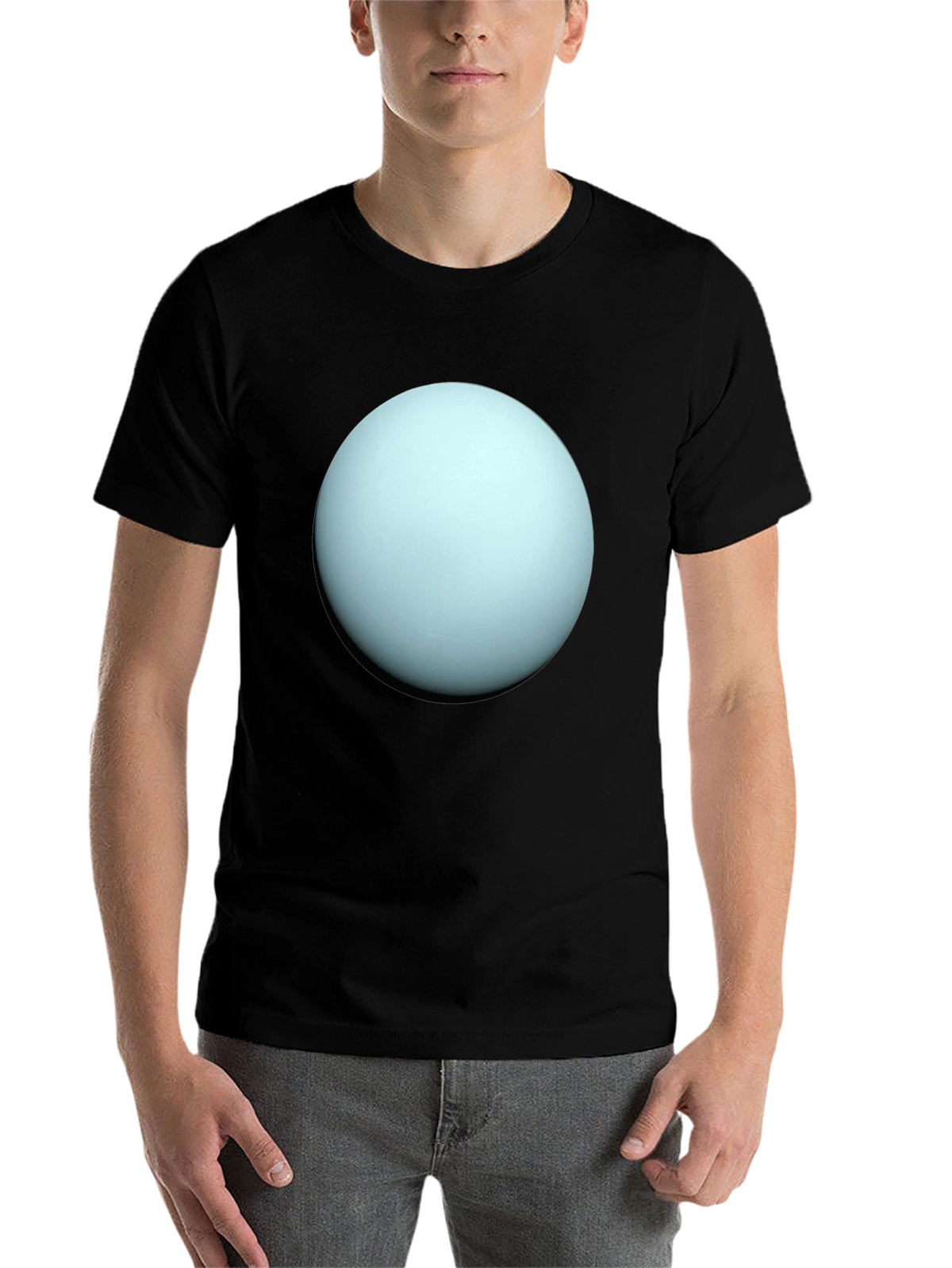 Uranus Graphic T-Shirt - Black Cotton Tee