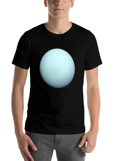 Uranus Graphic T-Shirt - Black Cotton Tee