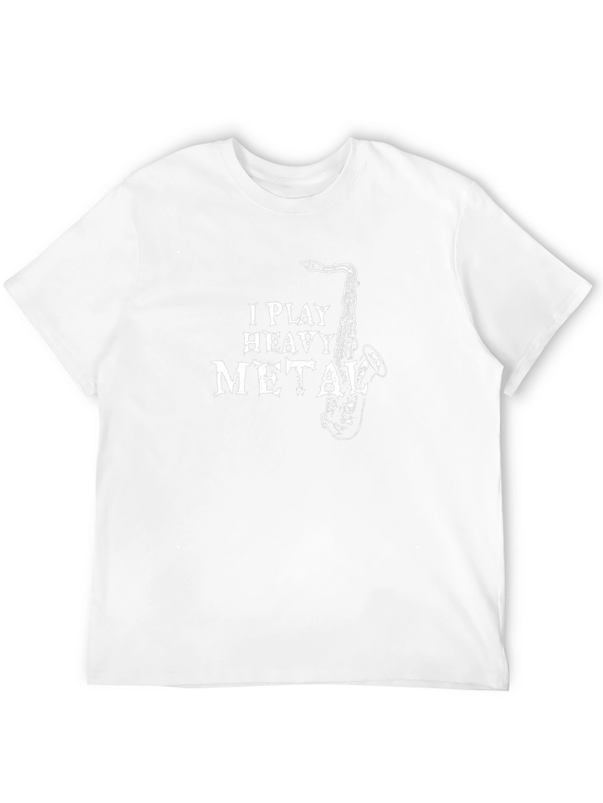 Heavy Metal Saxophone Black T-Shirt