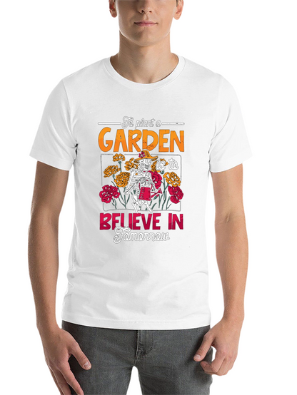 Gardening Skeleton Graphic Tee - Believe In Tomorrow