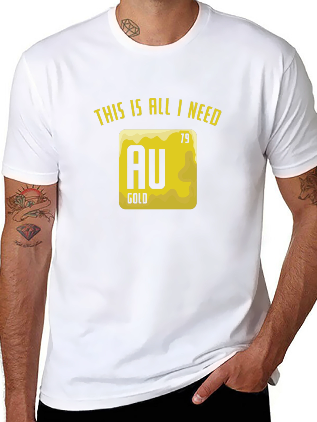 Gold Element T-Shirt - This is All I Need!