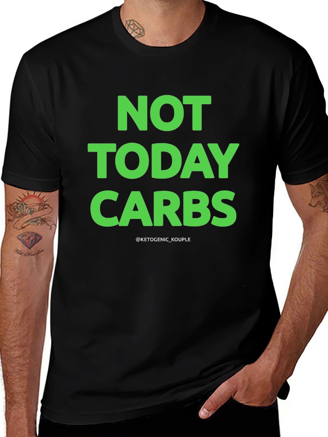 Not Today Carbs Keto T-Shirt