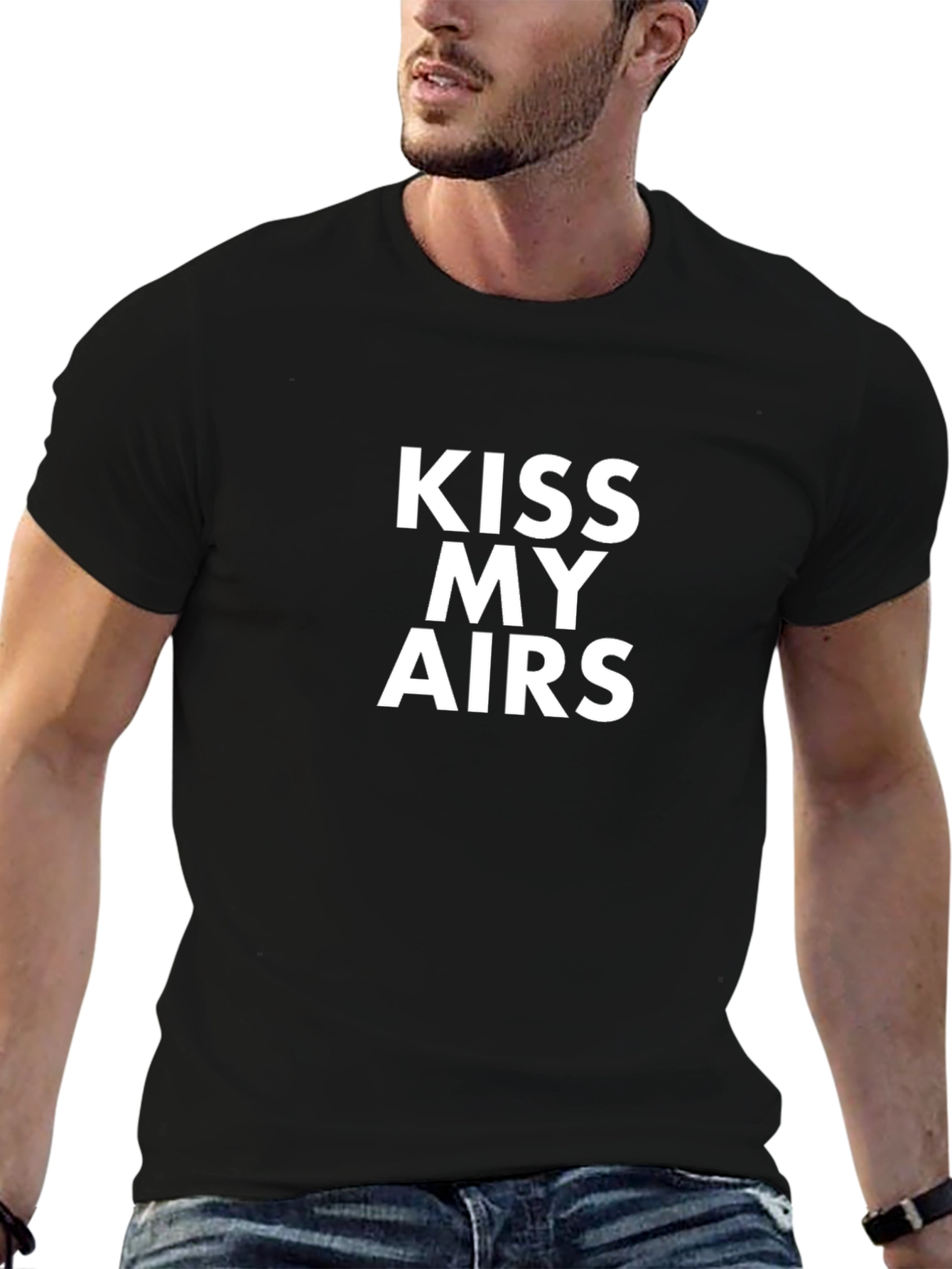 Kiss My Airs Black T-Shirt