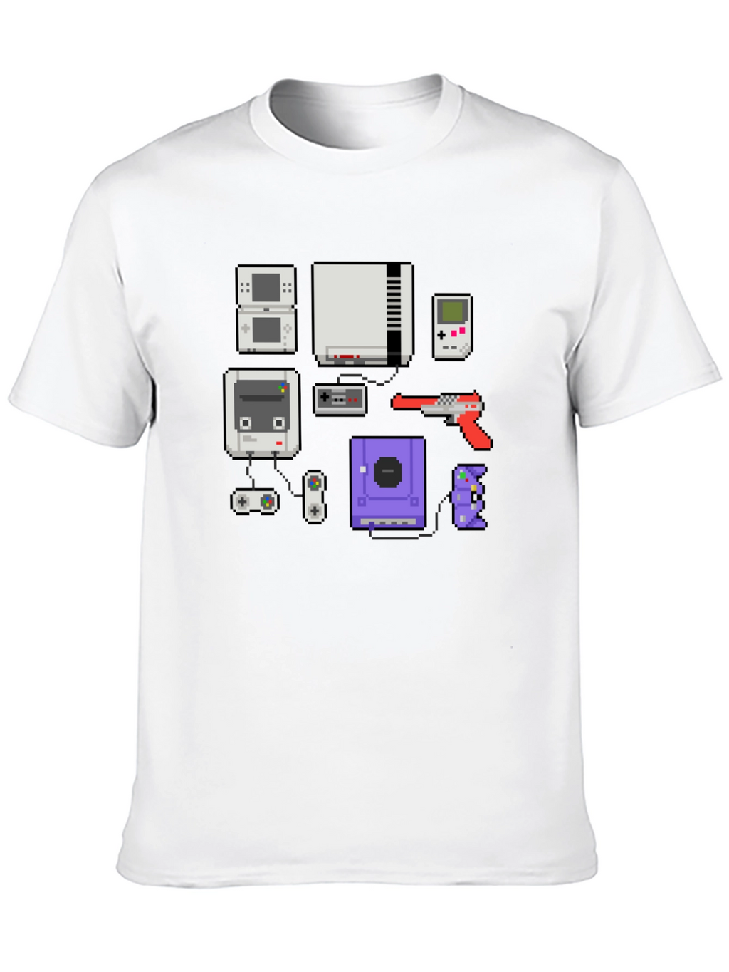 Retro Gamer T-Shirt - Pixel Console Design