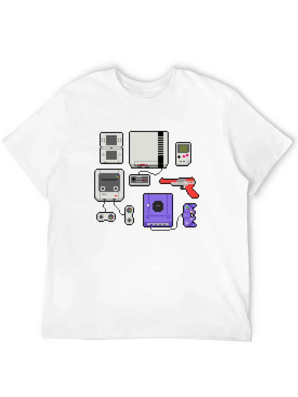 Retro Gamer T-Shirt - Pixel Console Design