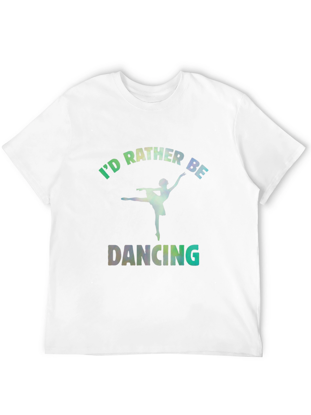 Id Rather Be Dancing Graphic Tee - Black