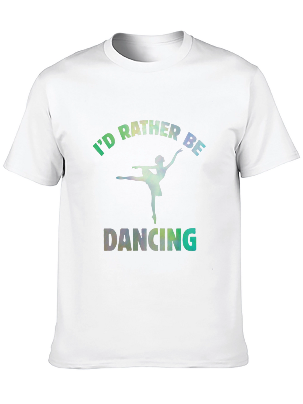 Id Rather Be Dancing Graphic Tee - Black