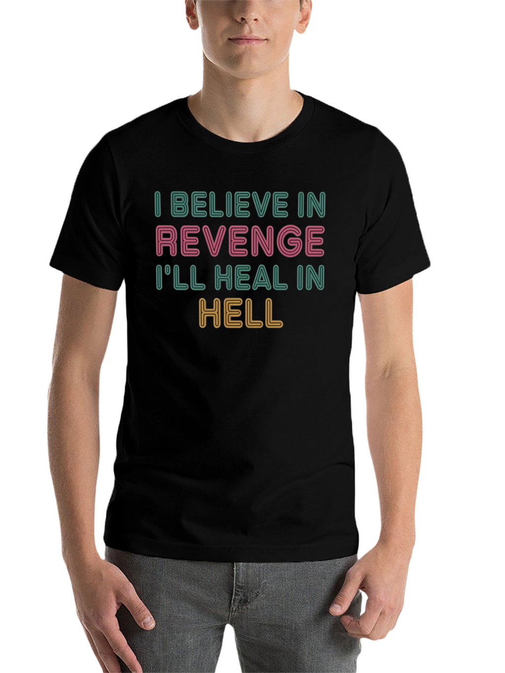Revenge Graphic T-Shirt - Ill Heal in Hell
