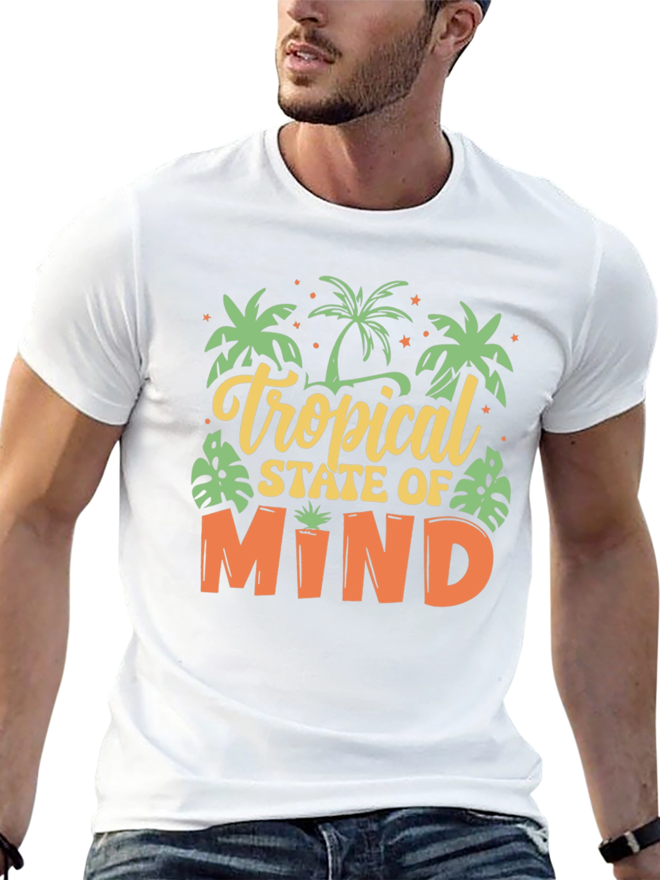 Tropical State of Mind Graphic T-Shirt