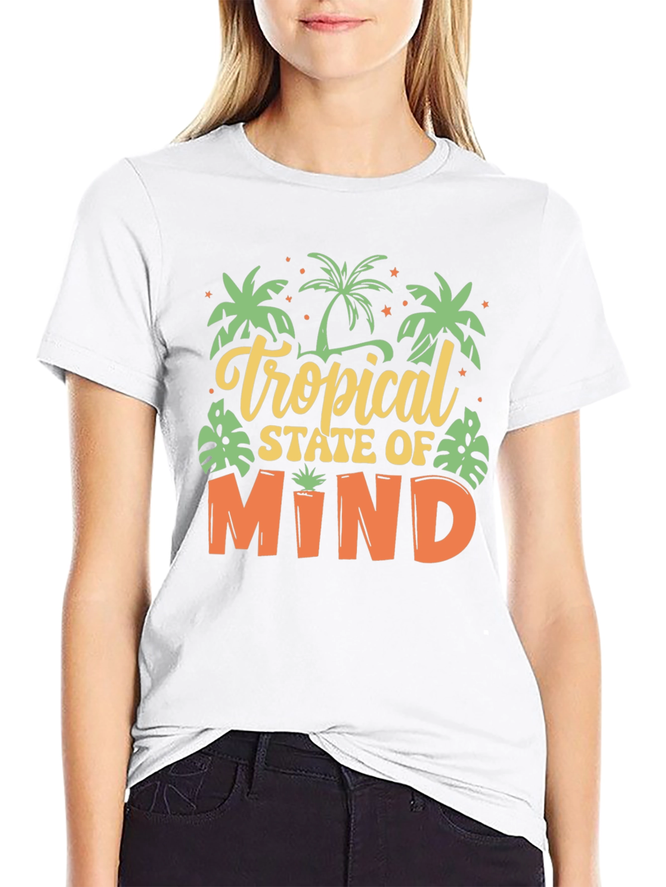 Tropical State of Mind Graphic T-Shirt