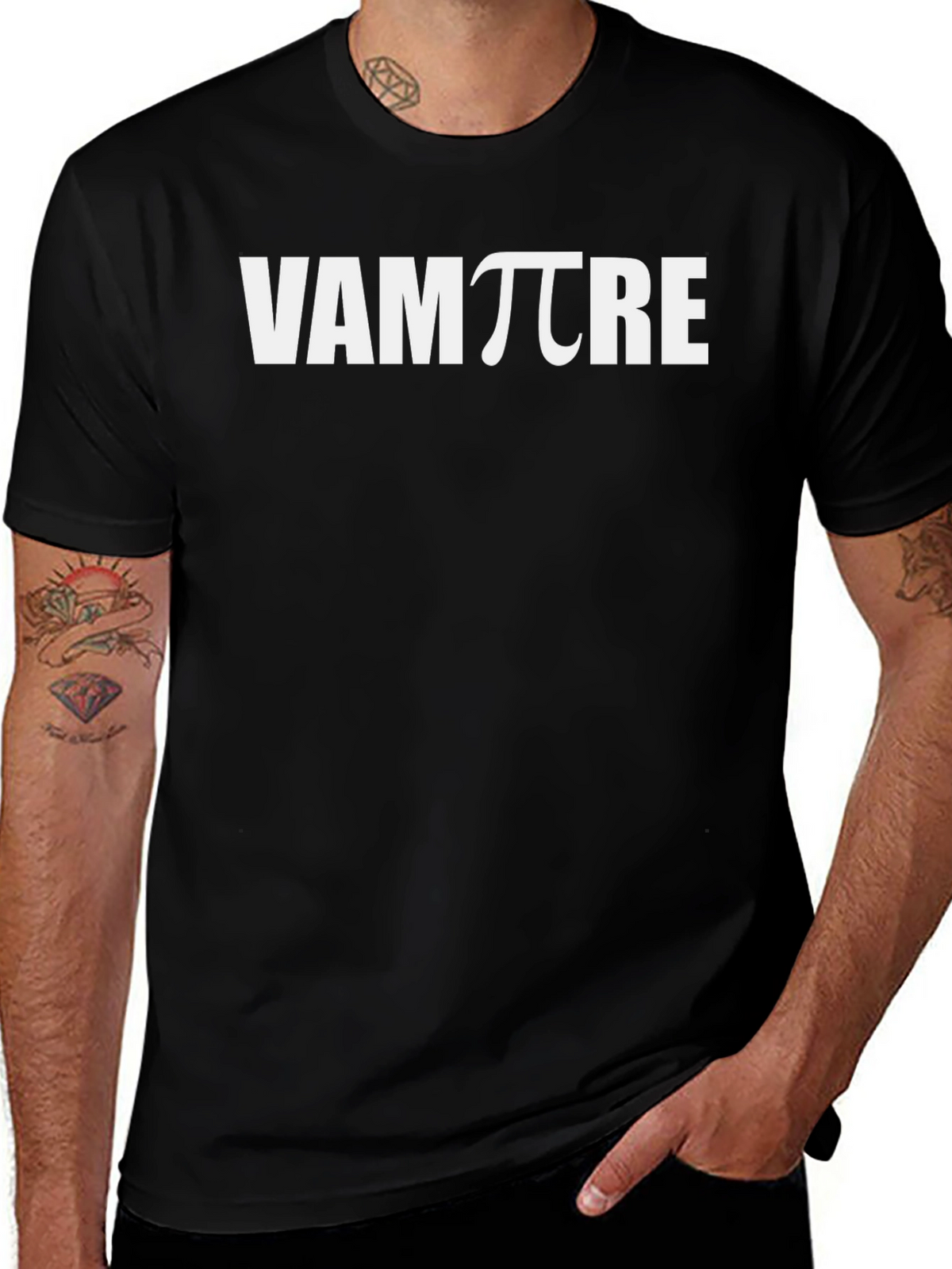 VAMπTRE T-Shirt - Vampire Math Pun Tee