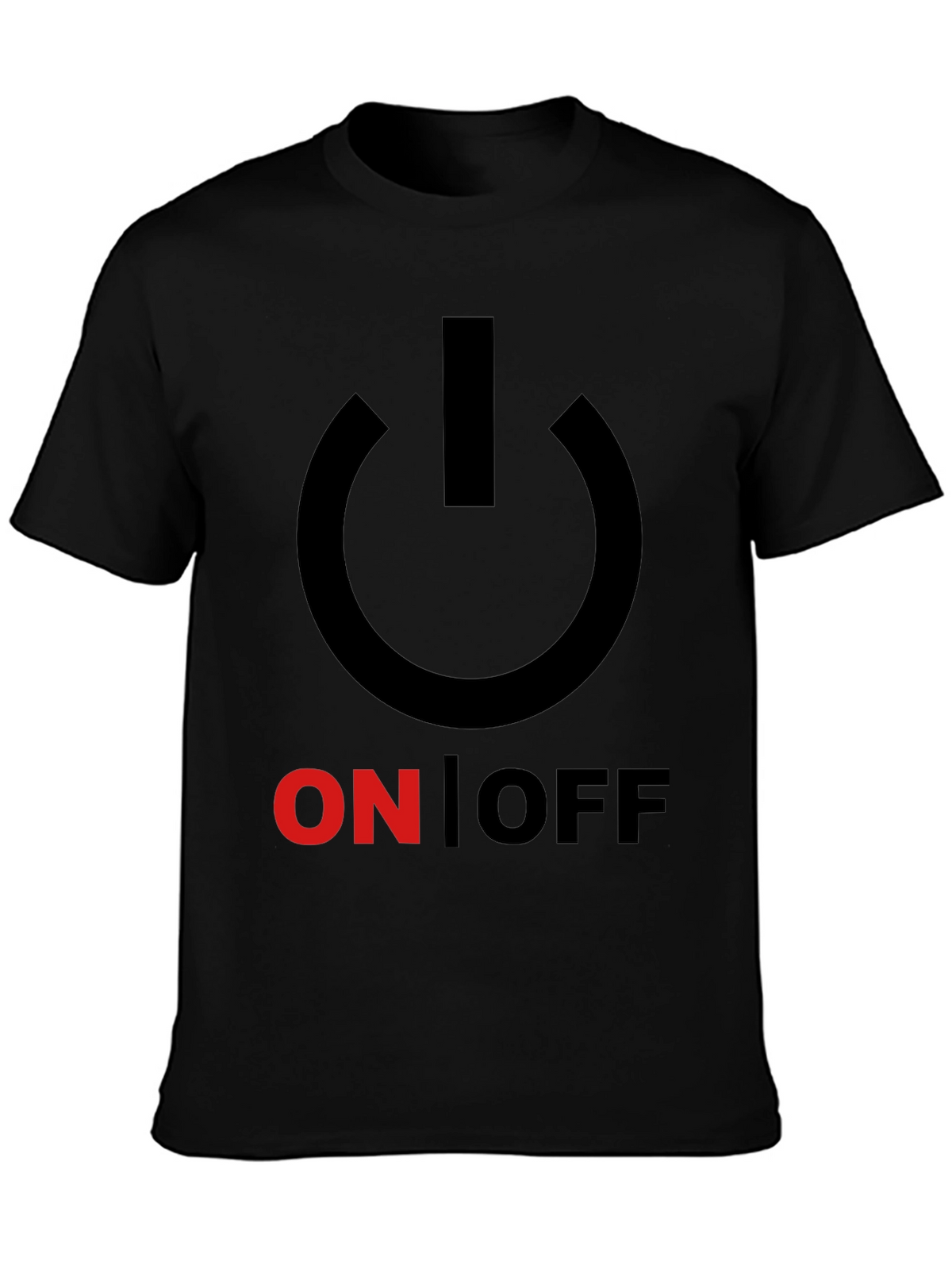 On/Off Graphic Print Crew Neck T-Shirt