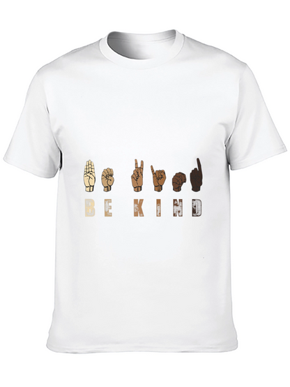 Be Kind T-Shirt - ASL Sign Language Design