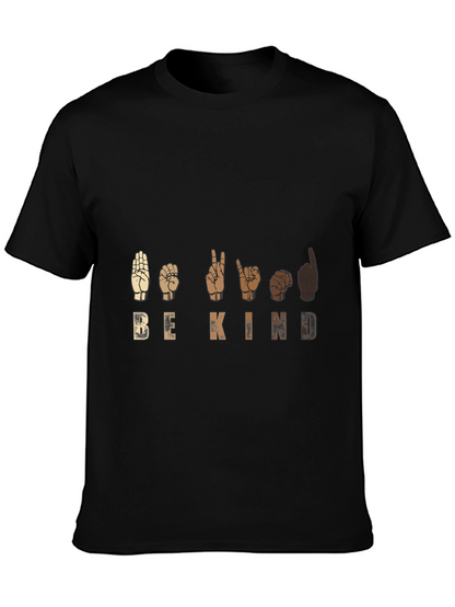 Be Kind T-Shirt - ASL Sign Language Design