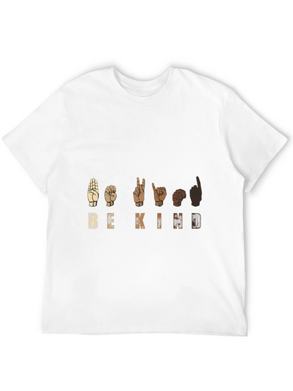 Be Kind T-Shirt - ASL Sign Language Design