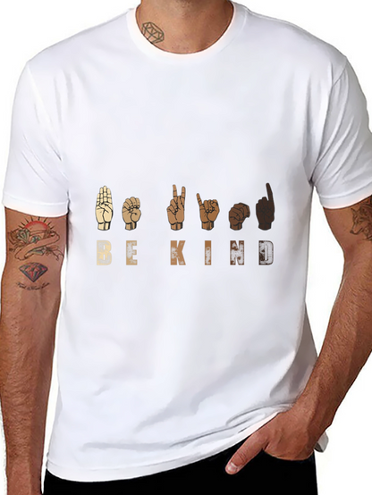 Be Kind T-Shirt - ASL Sign Language Design