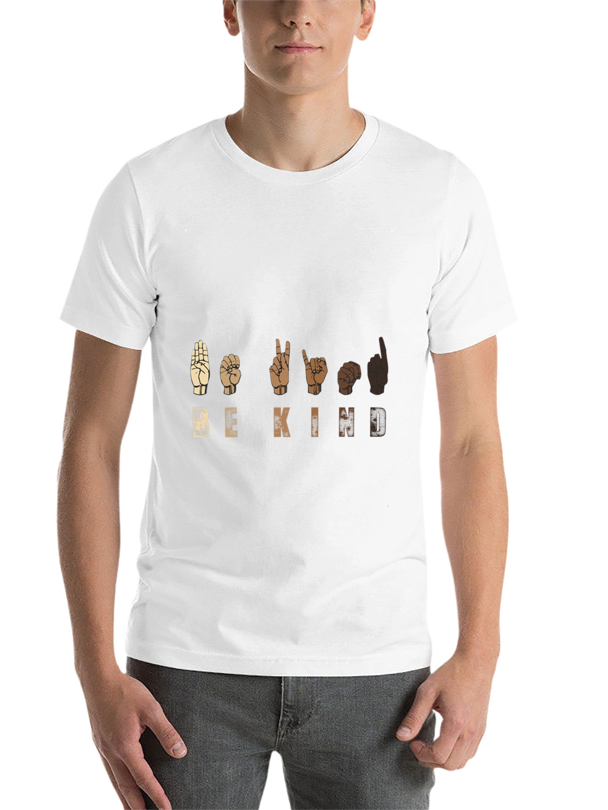 Be Kind T-Shirt - ASL Sign Language Design
