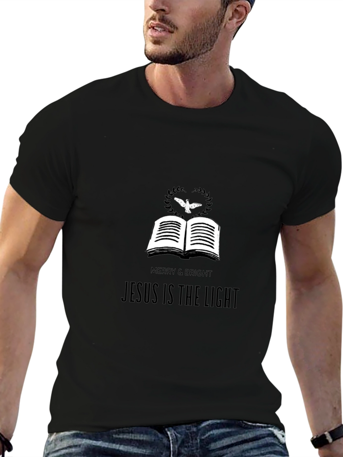 Jesus Is The Light Graphic T-Shirt
