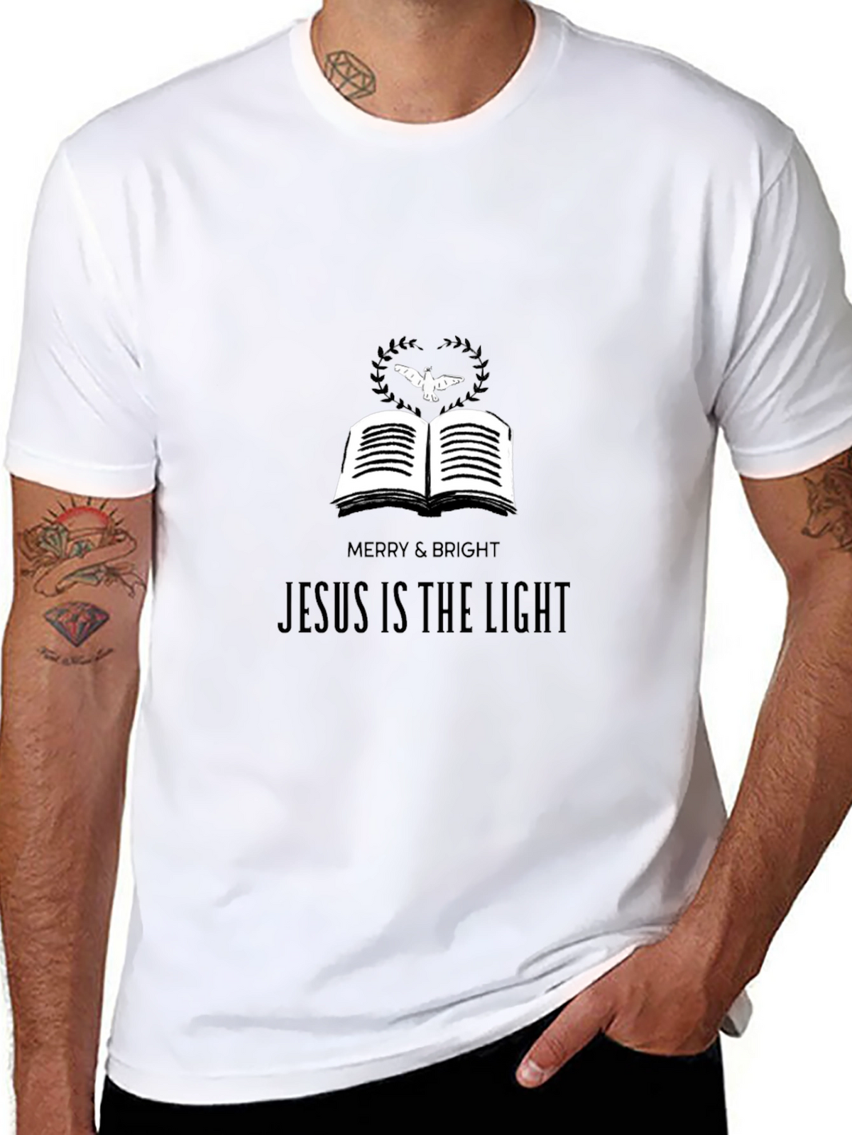 Jesus Is The Light Graphic T-Shirt
