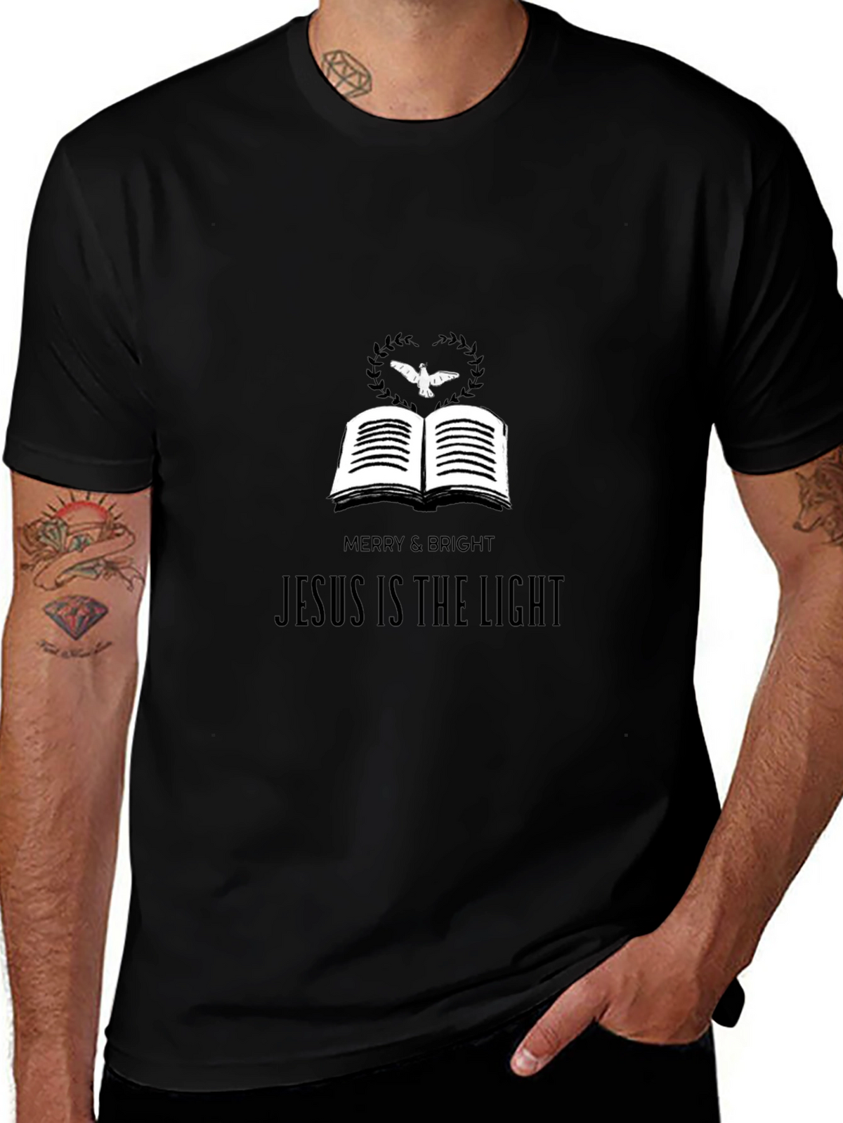 Jesus Is The Light Graphic T-Shirt