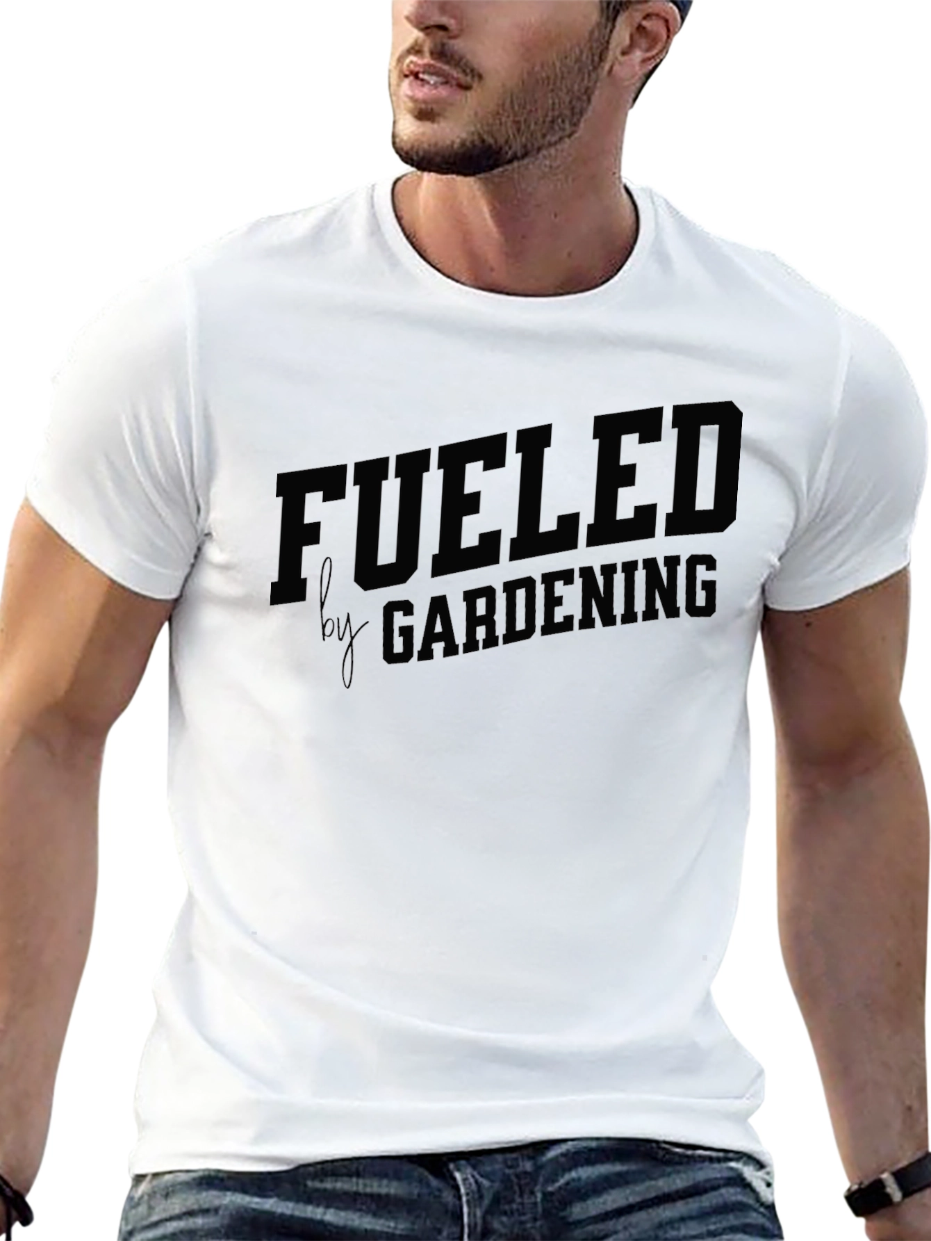Fueled by Gardening Black T-Shirt