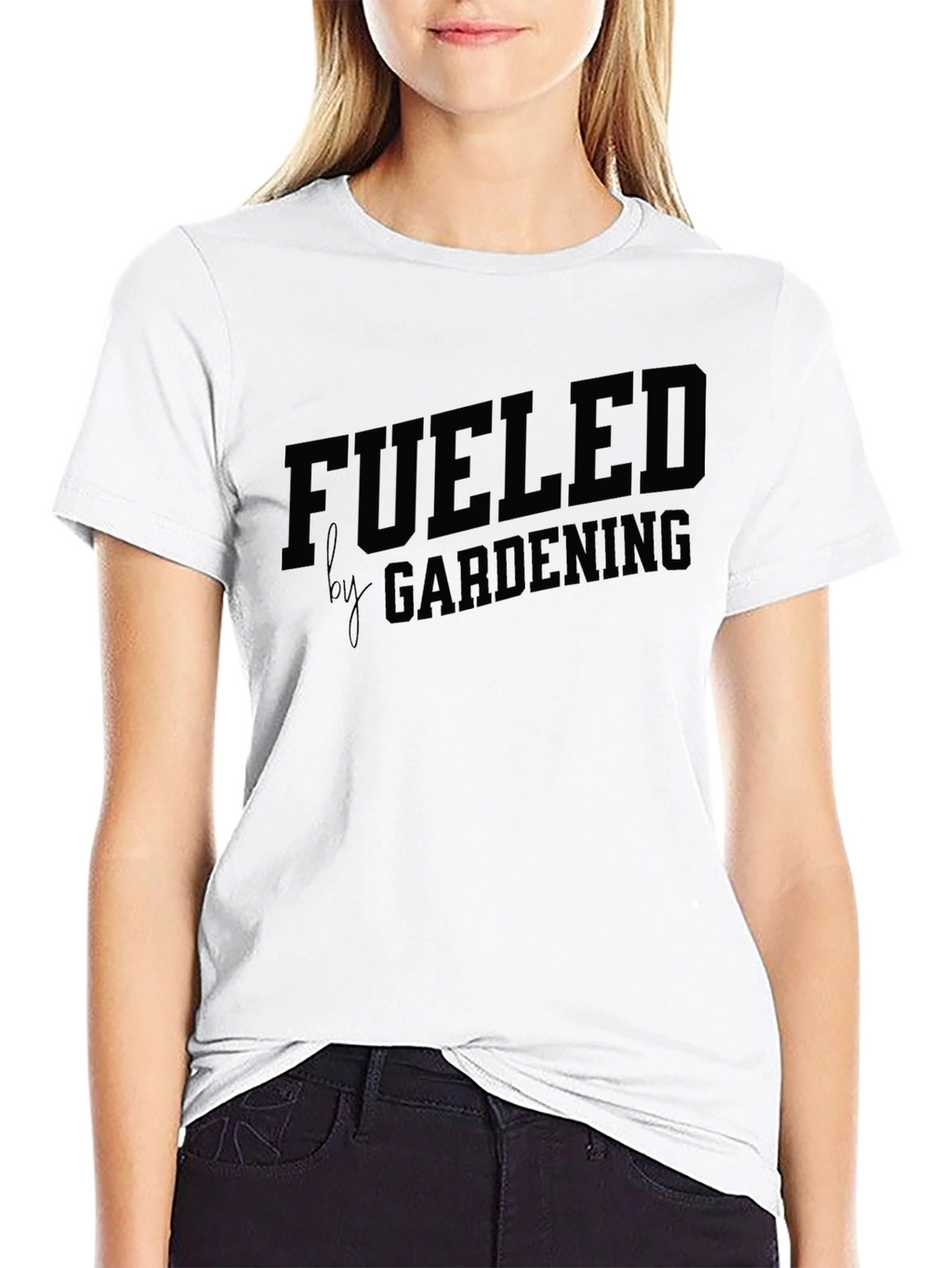 Fueled by Gardening Black T-Shirt