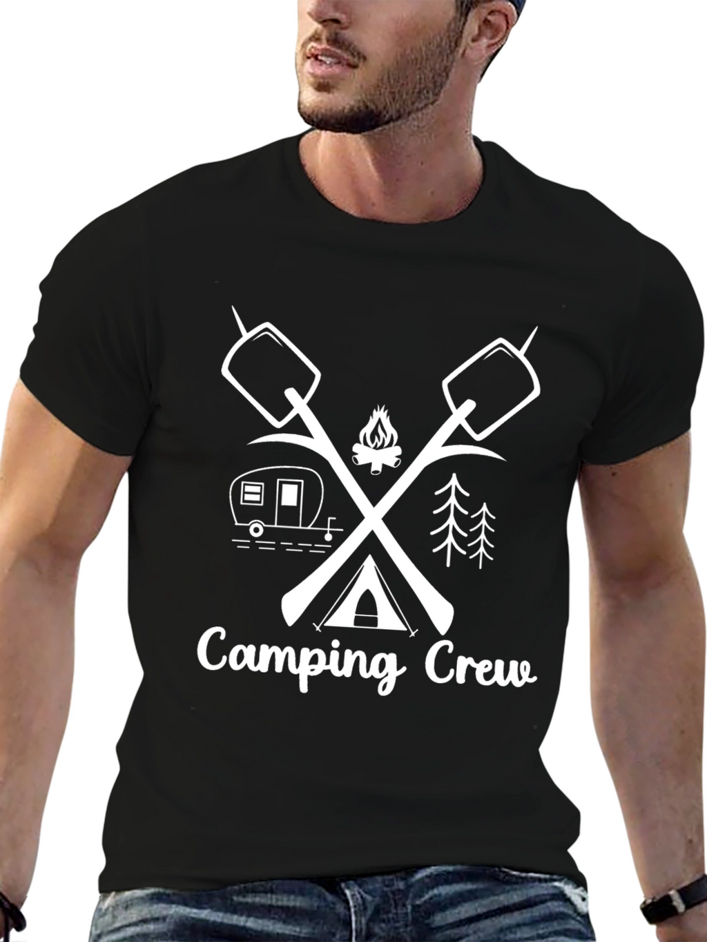 Camping Crew Graphic Tee