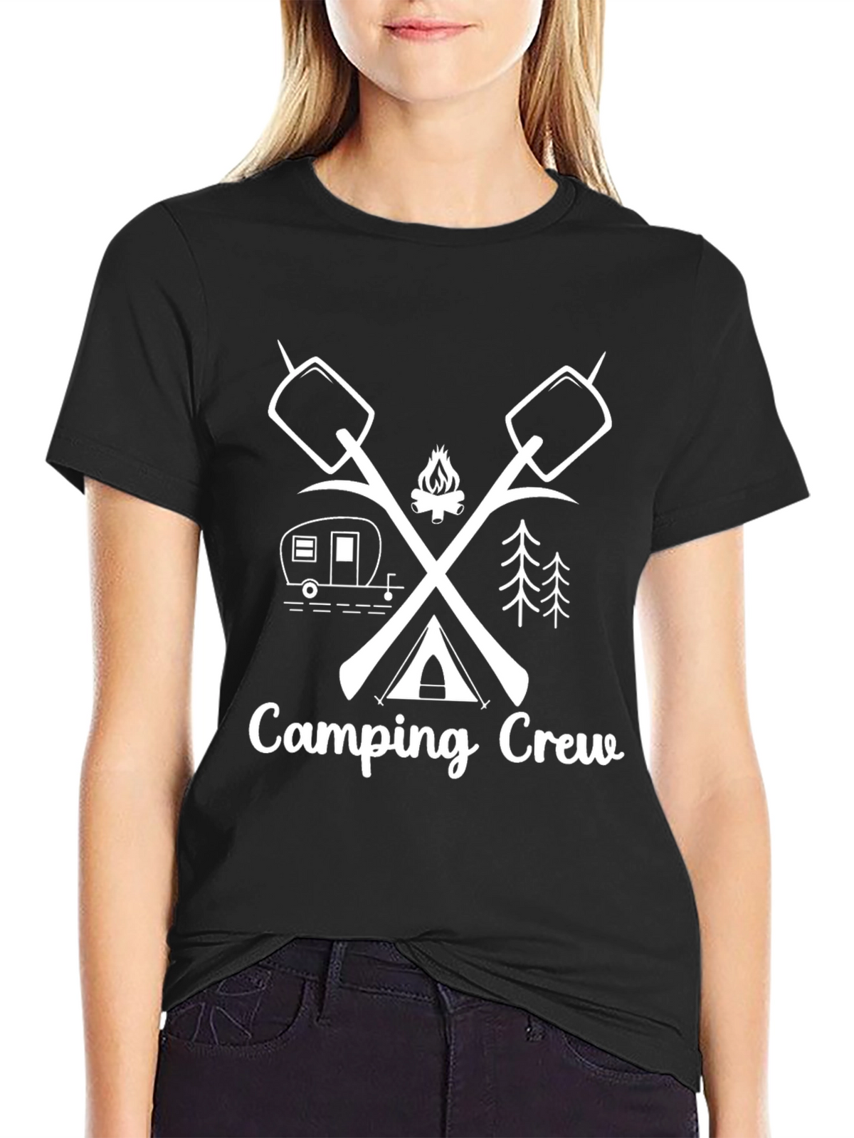 Camping Crew Graphic Tee