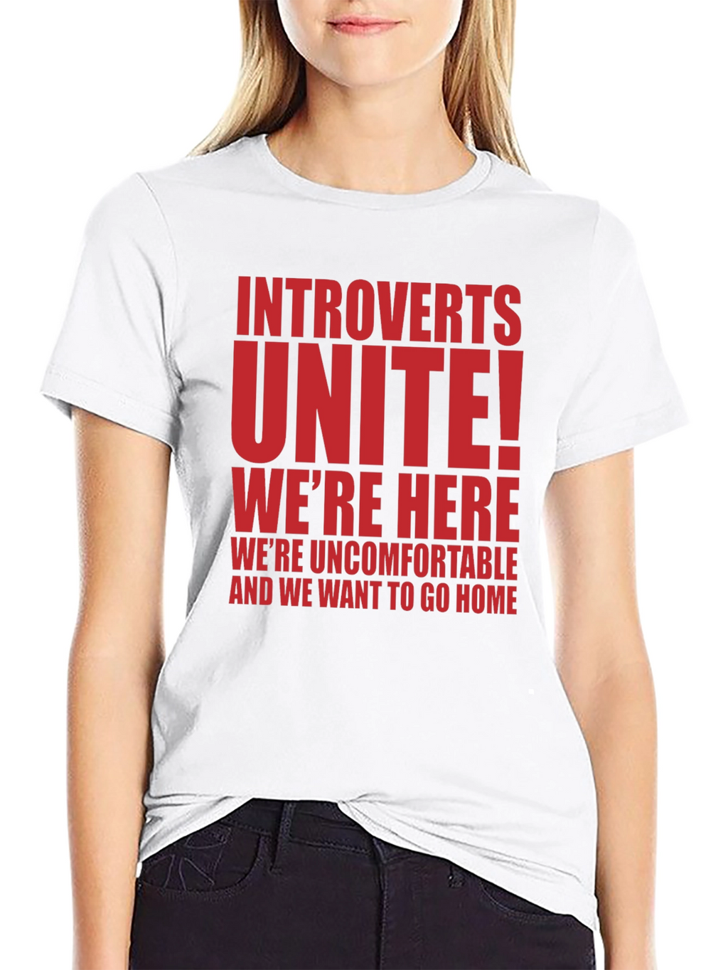 Introverts Unite T-Shirt - Funny Slogan Tee