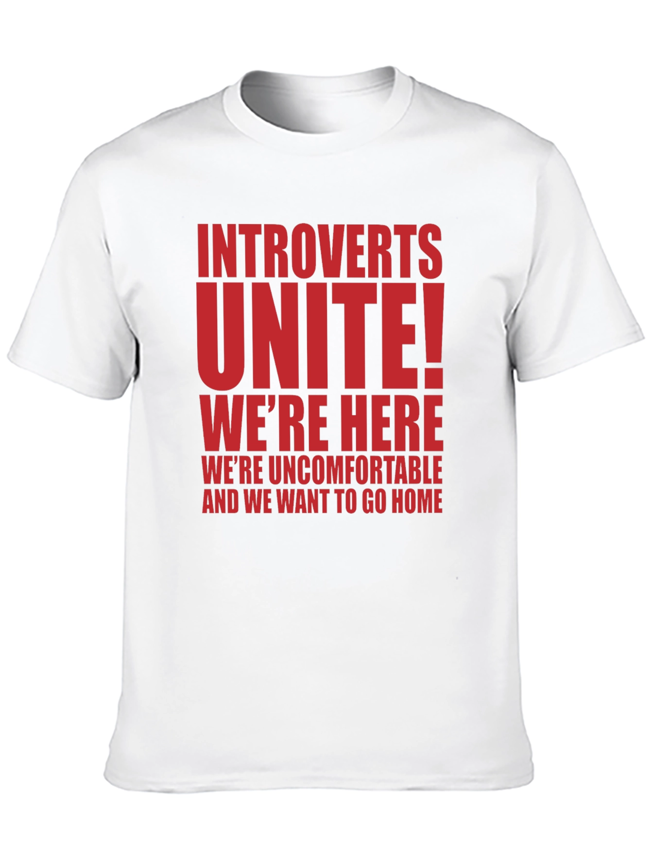 Introverts Unite T-Shirt - Funny Slogan Tee