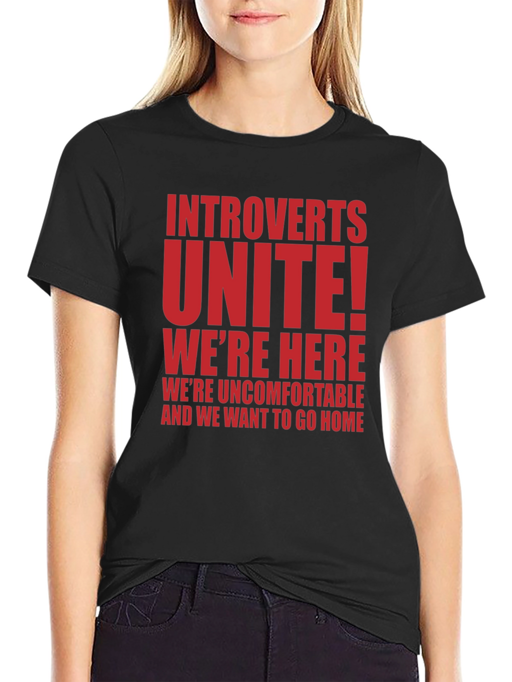 Introverts Unite T-Shirt - Funny Slogan Tee