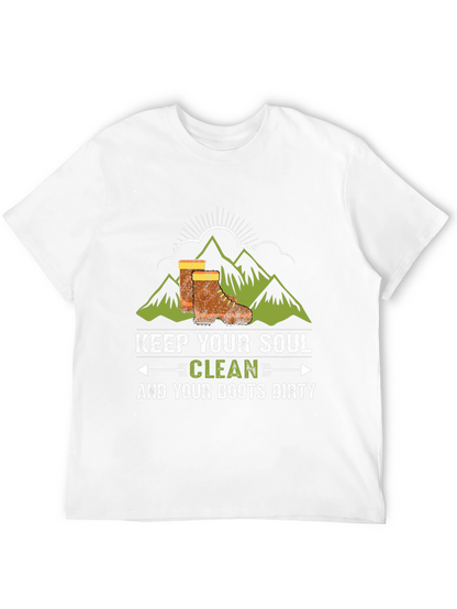 Keep Your Soul Clean Black Graphic Tee