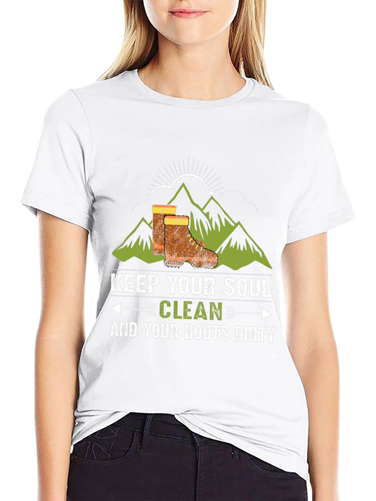 Keep Your Soul Clean Black Graphic Tee